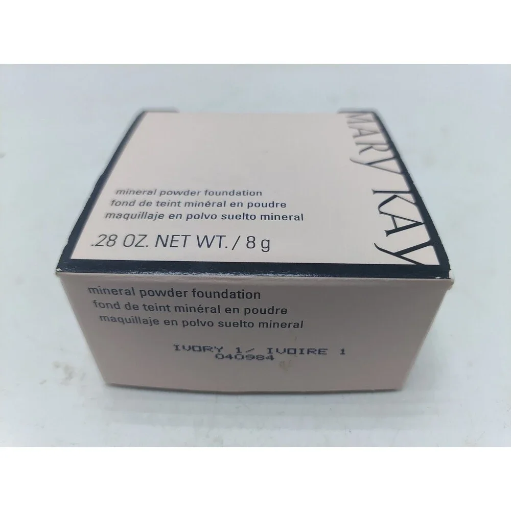 Mary Kay Mineral Powder Foundation  IVORY 1  040984 Discontinued NIB Fast Ship